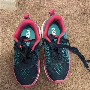 Pony Kids Sneakers - Teal, Pink, and Black